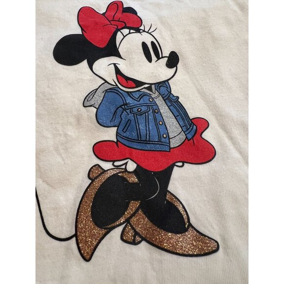 Baby GAP Disney Minnie Mouse Embellished Graphic Tee Girls Size 2T Like New Laun - Picture 4 of 4